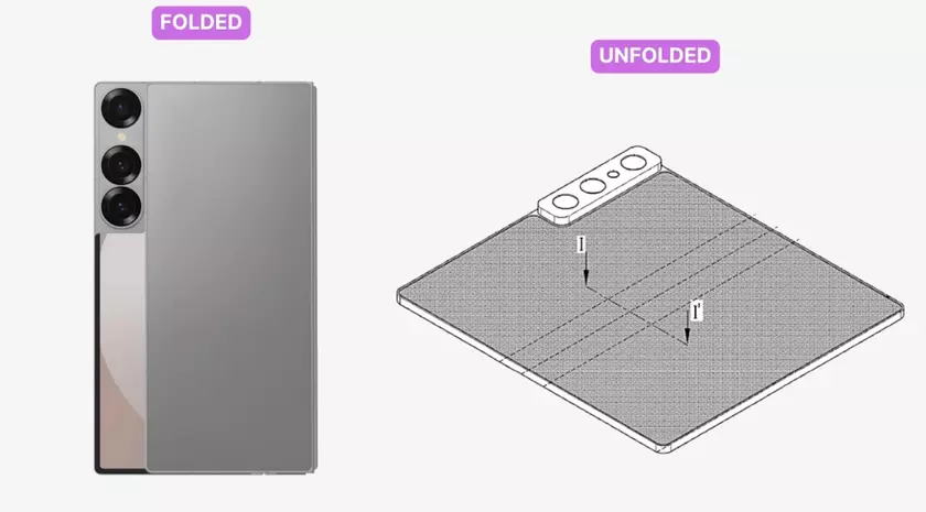 Новый патент Samsung: смартфон, складывающийся внутрь и наружу
