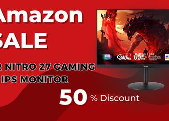 Acer Nitro 27 Gaming IPS Monitor - Now $200 Off! Amazing Deal!