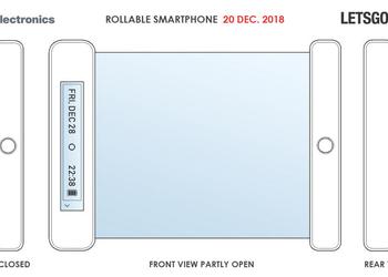 LG получила патент на смартфон с раздвижным дисплеем