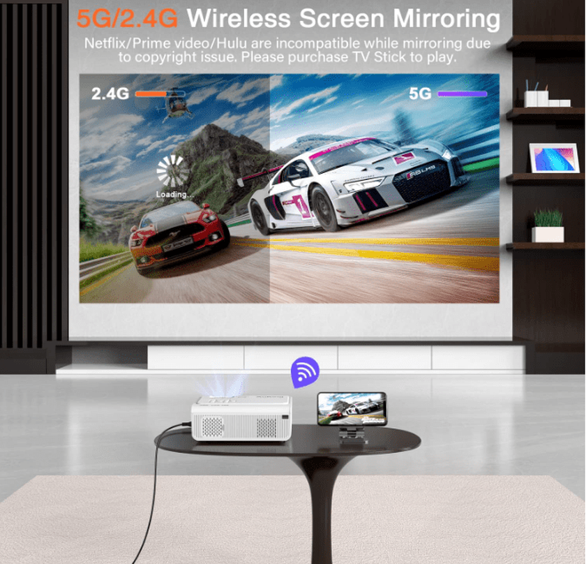 ‎AuKing M03H LED Projector