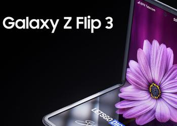 Складной Samsung Galaxy Z Flip 3 показали на рендерах с камерой, как у Galaxy S21