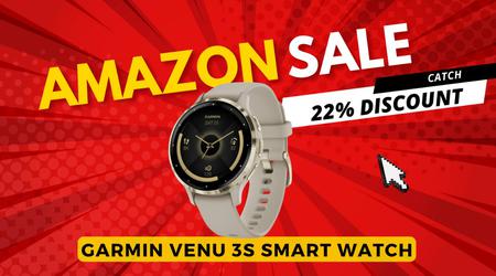 Garmin Venu 3S Smart Watch - $100 Discount! Don't miss it!