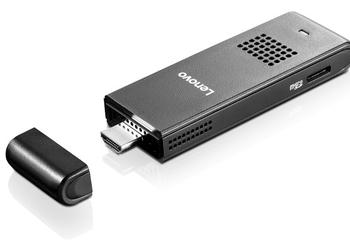 Микрокомпьютер в виде карманного HDMI-свистка Lenovo ideacentre Stick 300