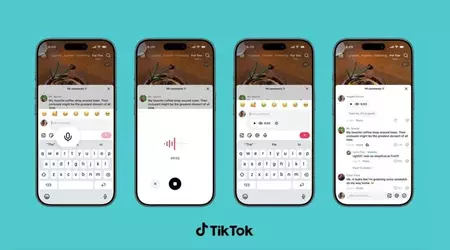 TikTok enrichit les commentaires : messages vocaux, sondages et carrousels photo