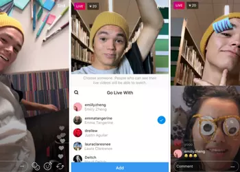 В трансляции в Instagram теперь можно пригласить друга