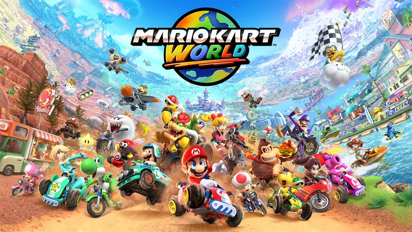 Арт будущего Mario Kart World: Визуальное погружение