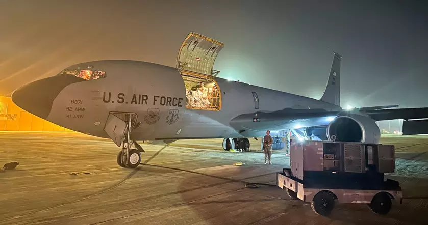 США отправили в Саудовскую Аравию воздушные заправщики KC-135 Stratotanker для замены KC-10 Extender, которые ушли на пенсию после более чем 30 лет службы