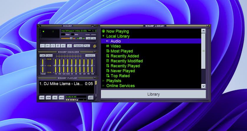 Vuelve el legendario reproductor de MP3 Winamp