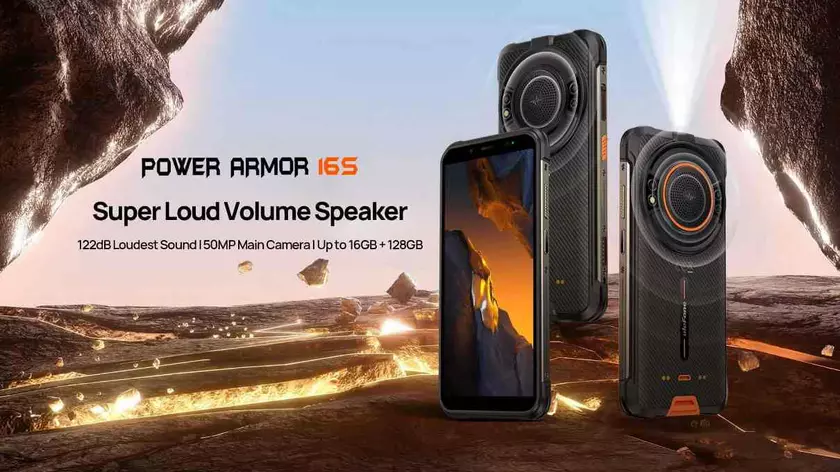 Ulefone анонсировал Power Armor 16S: бюджетный защищенный смартфон с громким динамиком и большой батареей