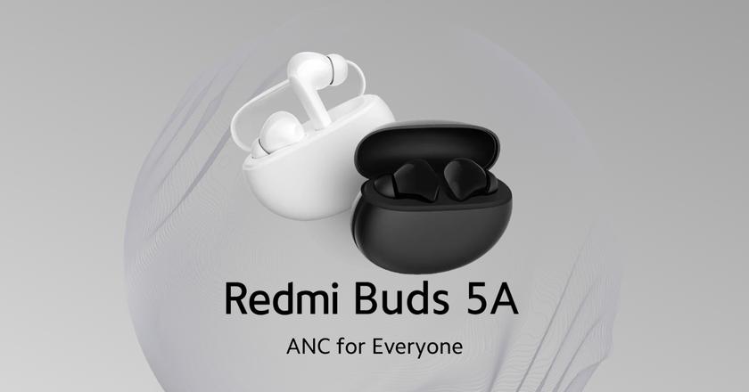 Redmi Buds 5C: ANC, Bluetooth 5.3, защита IPX4, автономность до 36 часов и поддержка Google Fast Pair за $24