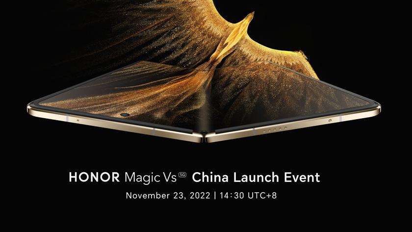 Официально: Honor на презентации 23 ноября представит складной смартфон Magic Vs