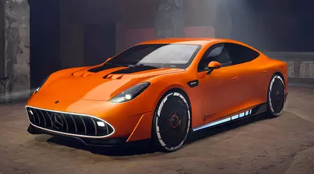 Mercedes a révélé la berline super électrique Concept AMG GT XX de 1 360 ch