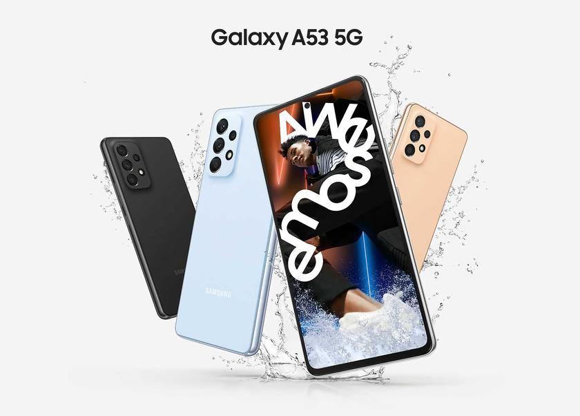 $100 off: Samsung Galaxy A53 5G with 120Hz AMOLED screen, Exynos 1280 chip and IP67 protection sold on Amazon for a special price
