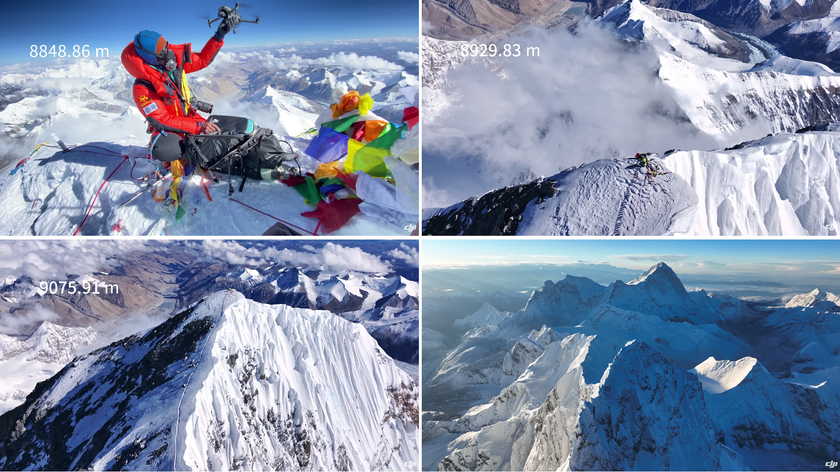 DJI Mavic 3 снял эффектное видео с высоты 9233 м