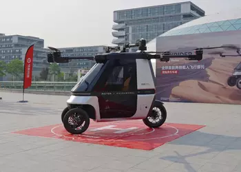 Flying tricycle Kuickwheel Skyrider X6 was ...