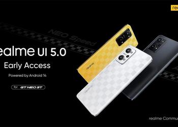 realme GT Neo 3T получил бета-версию realme UI 5.0 с операционной системой Android 14