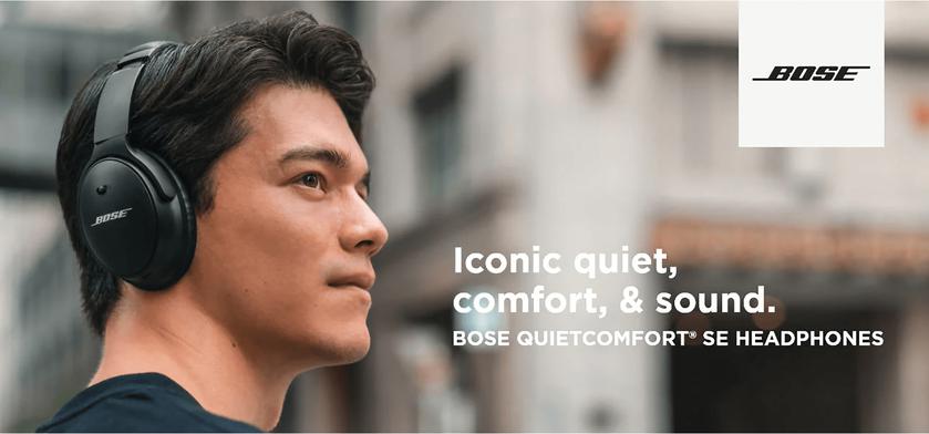 Bose QuietComfort SE: беспроводные наушники с ANC и автономностью до 24 часов за $330
