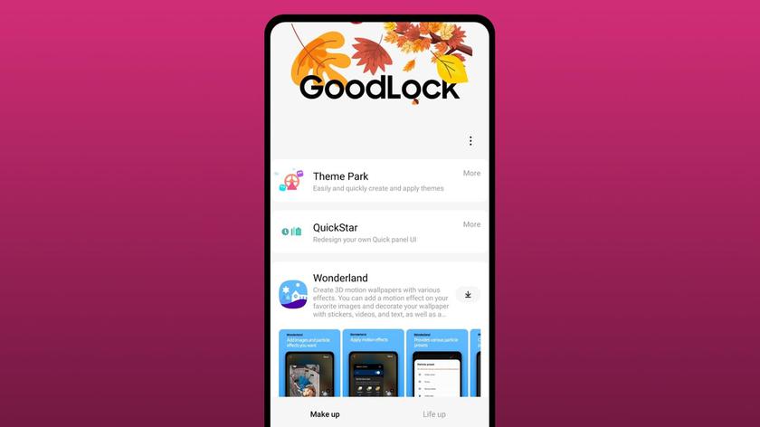 Вертикальная прокрутка списка приложений появится в One UI 6.1.1 с обновлением Good Lock