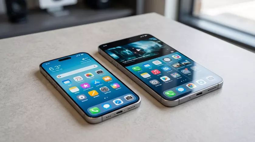 Сравнение размеров современных смартфонов