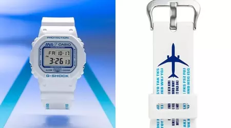 Casio unveiled the new G-Shock DW-5600 watch in collaboration with airline ANA