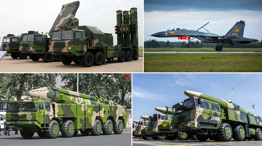 China copied the Su-27, S-300, Patriot and Soviet missile designs to create J-11 fighters, HQ-9 SAMs, DF-21 and DF-26 ballistic missiles