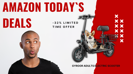 Gyroor C1S Adult Electric Scooter – Urban Mobility Revolution for $181 Less!