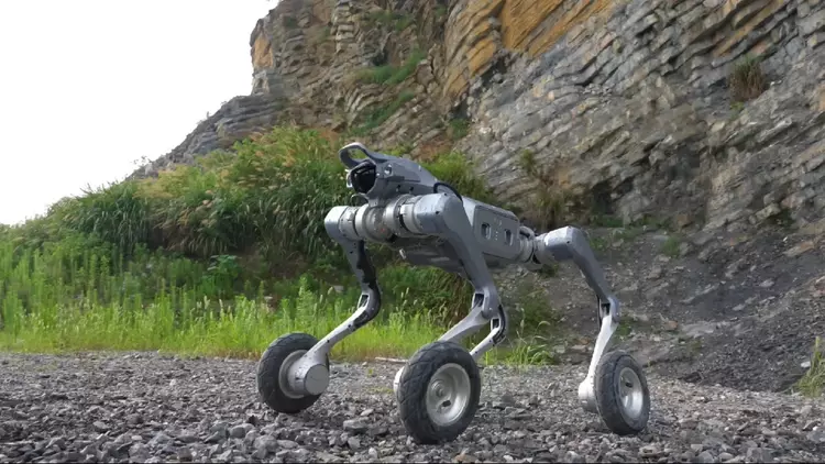 Unitree AS2-W : le robot quadrupède ...