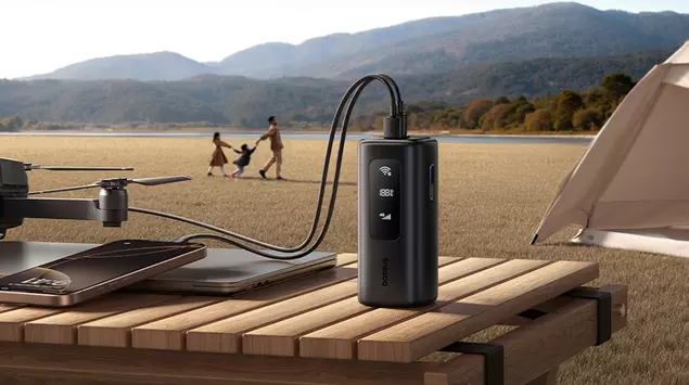 Charges gadgets and distributes internet: Baseus ...