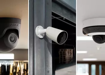 TurretCam, BulletCam и DomeCam Mini: новые камеры безопасности Ajax Systems с разрешением до 4K и защитой IP65