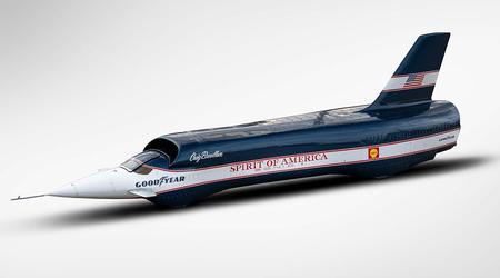 De Spirit of America Sonic I straalauto, die in 1965 bijna 1.000 km/u haalde, werd ter veiling aangeboden.