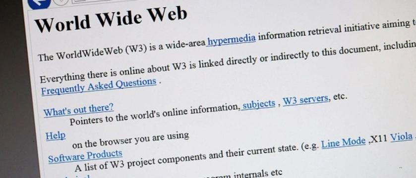 Первому в мире веб-сайту исполнилось 30 лет