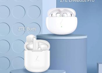 ZTE Buds и ZTE LiveBuds Pro официально представлены: TWS-наушники с ценником от $26