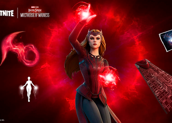 Magia sullo schermo: Wanda Maksimova di "Doctor Strange nel multi-universo della follia" è apparsa in Fortnite