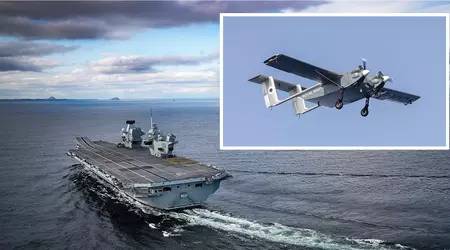 The U.K. has tested cargo delivery using an HCMC drone on its largest aircraft carrier, the $3.85 billion HMS Prince of Whales