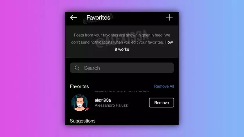Instagram работает над новой функцией "Избранное"