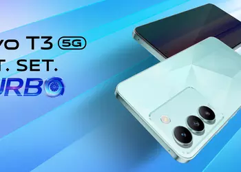 vivo T3: 120Hz AMOLED display, MediaTek Dimesnity 7200 chip, 50 MP triple camera and IP54 protection for $240