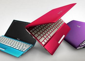 Riot of colors: netbooks ASUS EeePC Flare based on Intel Cedar Trail and AMD Fusion