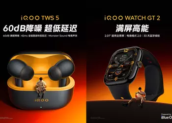 iQOO выпустила смарт-часы iQOO Watch GT 2 и наушники iQOO TWS 5