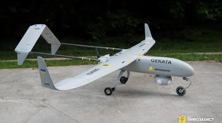 Ukraine begins testing a new reconnaissance UAV Gekata, it will be able to stay in the air for up to 12 hours and detect targets at a distance of up to 450 km