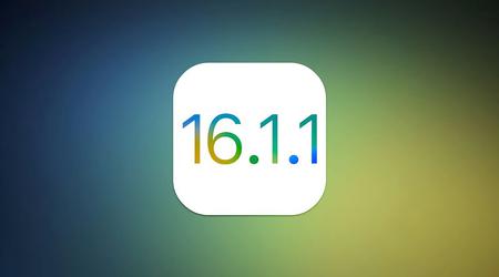 Travail sur les bugs : Apple a publié iOS 16.1.1 et iPadOS 16.1.1.