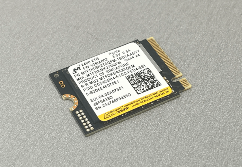 Micron 2400 ssd for steam deck