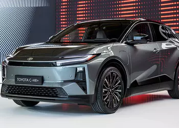 Toyota представила электрический кроссовер C-HR+ с батареями на 57,7 кВт·ч и 77 кВт·ч