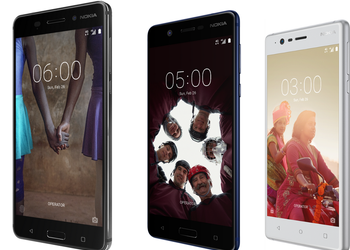 Смартфоны Nokia 3, 5 и 6 защищены по стандарту IP52