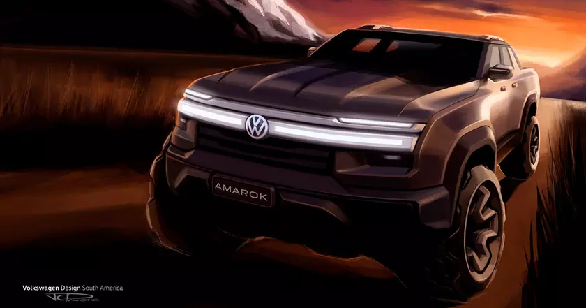 Первый взгляд на новый Volkswagen Amarok: предварительный обзор