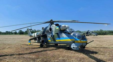 Повітряні сили ЗСУ використовують проти рашистів гелікоптери Мі-24В, їх Україні передала Чехія
