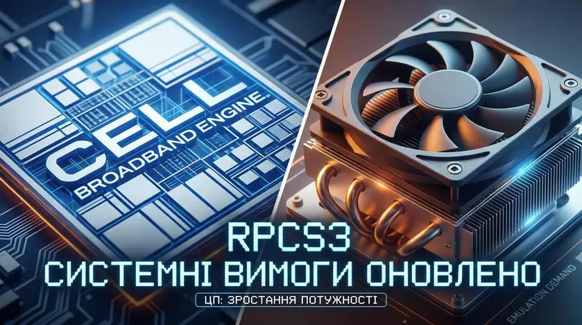 Обновленные системные требования эмулятора RPCS3
