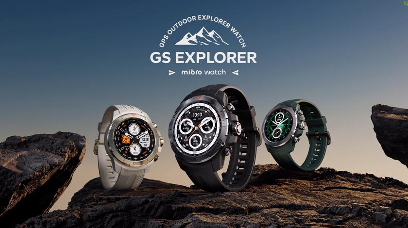 Mibro представила GS Explorer: смарт-часы с AMOLED-дисплеем и автономностью до 60 дней за $120