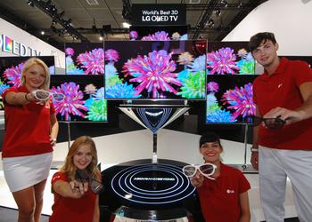 LG представила на IFA 2012 55-дюймовые OLED-панели толщиной 4 миллиметра