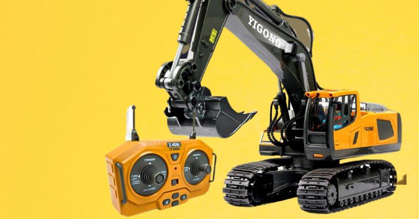 YIGONG rc excavator that can dig review