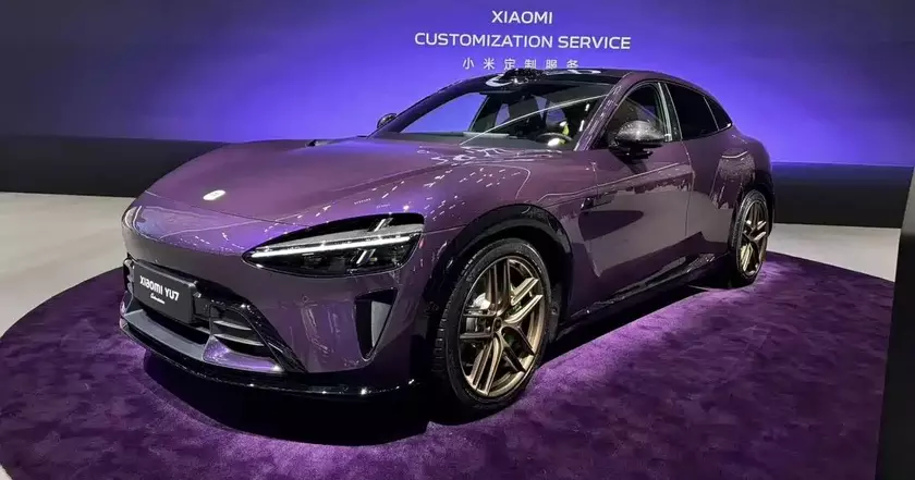Xiaomi YU7 Max в потрясающем Crystal Purple представлен на Guangzhou Auto Show 2025